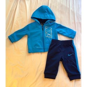 Baby Nike 2- Piece Dri-Fit Zip Hoodie & Pants